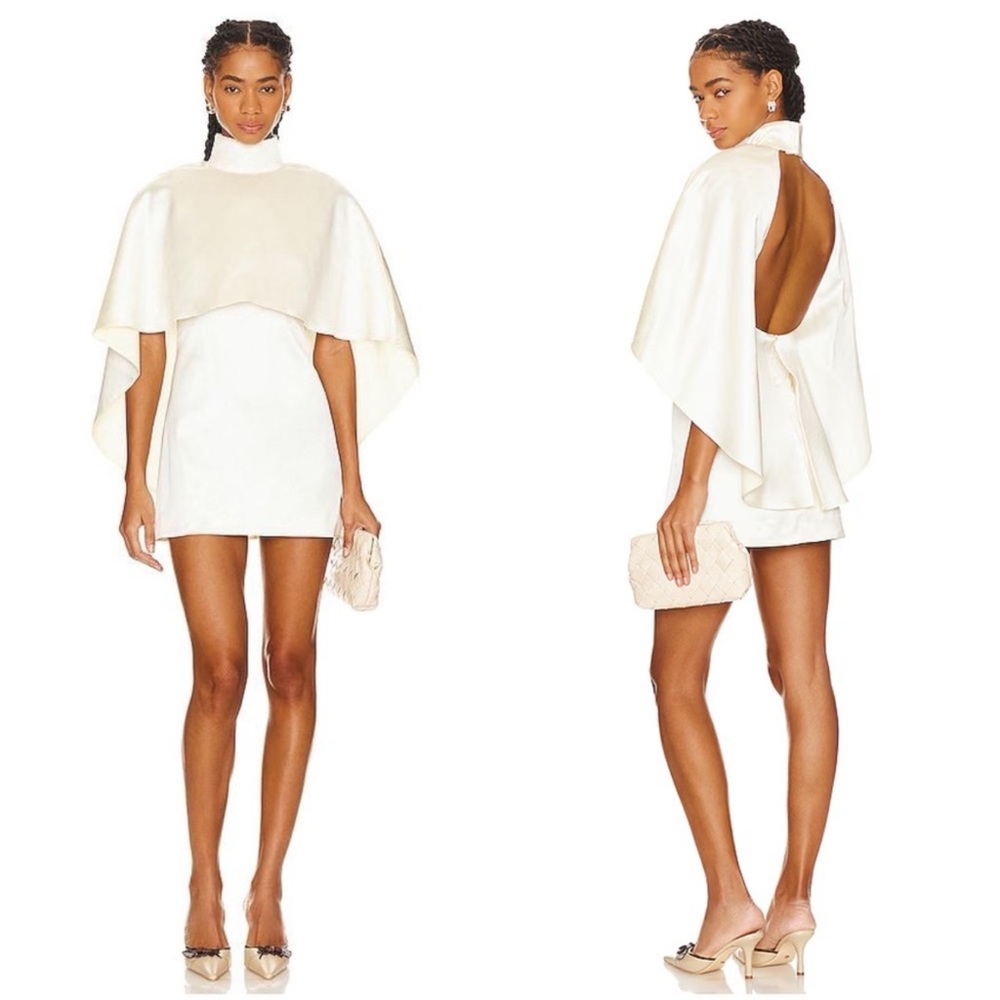 L’Academie Avah Mini Dress in Ivory Size M